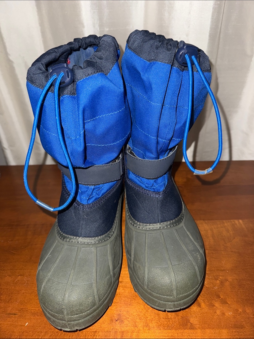 Columbia Kids Royal Blue and Black Waterproof Winter Boots